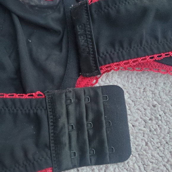 Adore Me Crotchet Heart Mesh Bra 38DD - Picture 3 of 6